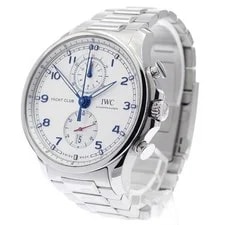 IWC Portugieser Yacht Club IW390702 45mm SS Silver #C1695 2