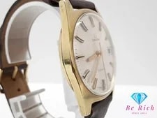 Omega Geneva Date Automatic ’s Silver SS GP Leather 3