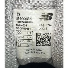 New Balance Low-cut M990IG4 Size 27.0 (L) 9d7f9c0de98da0783c5fc1d 4