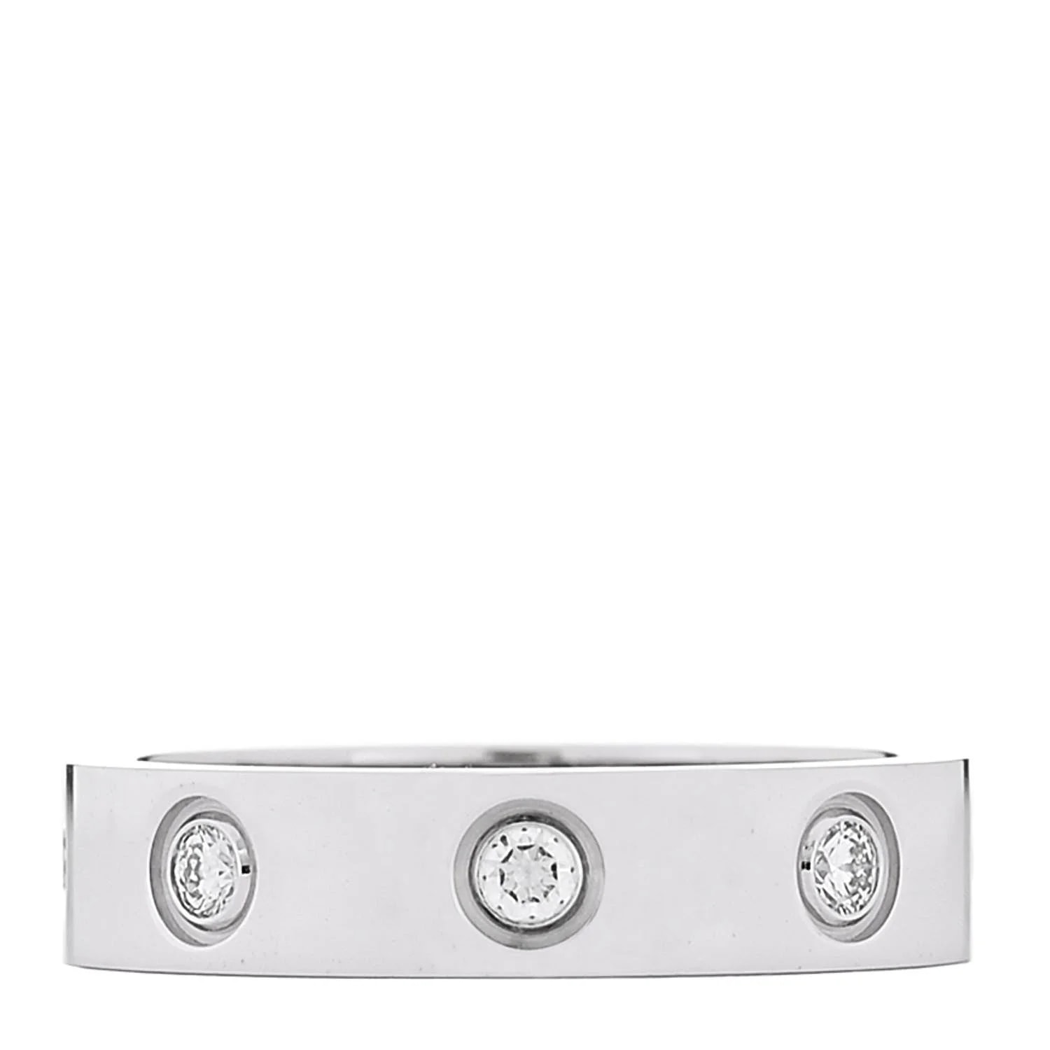 Cartier — 18K White Gold 8 4mm Wedding Band Love 47 4 — Jewelry — resale
