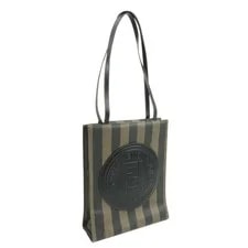 Fendi Pequin Big Logo 259980 Auth F/S 4