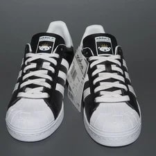 Nigo X Adidas Superstar Bearfoot Cblack Ftwwht Cblack S83386 Us7.5 3