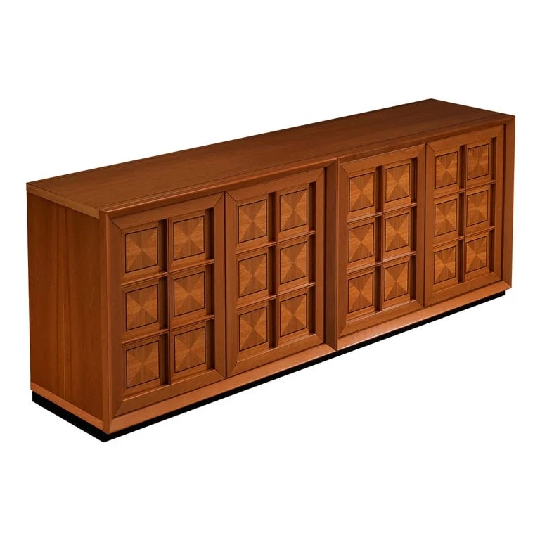 Italian Postmodern Sideboard with Geometric Front — Furniture — resale