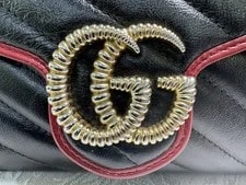 Gucci GG Marmont Large Wallet on Chain Chevron Crossbody 3