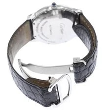 Cartier Ronde Solo WSRN0021 36mm SS/Leather Silver #C16708 4