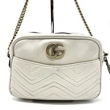 Good Condition Gucci GG Marmont Chain All Lad 2