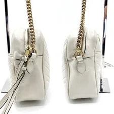 Good Condition Gucci GG Marmont Chain All Lad 4