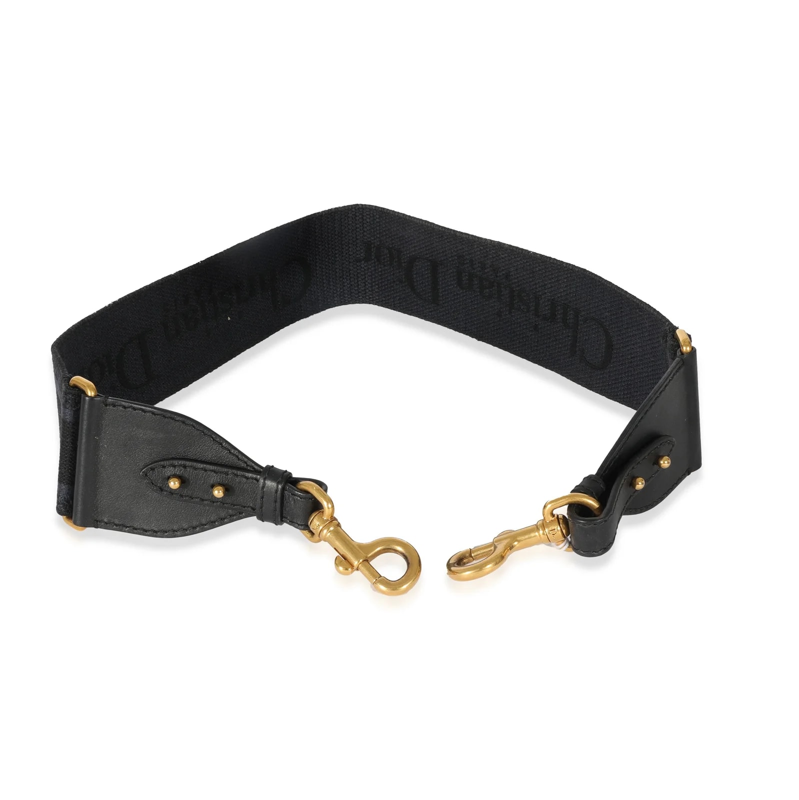 Christian Dior Logo Embroidered Strap ; 2