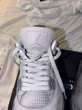 Jordan — Jordan Air 4 ’s Mid Top Lace Up Solid Athletic EXC — Sneaker — resale