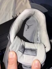 Jordan Air 4 ’s Mid Top Lace Up Solid Athletic EXC 4