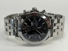 Breitling Chronomat SleekT Black Dial Smooth Bezel 38mm Automatic W13310 3