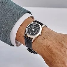 Patek Philippe Calatrava 6000G-001 White Gold Black Dial (2007) 2