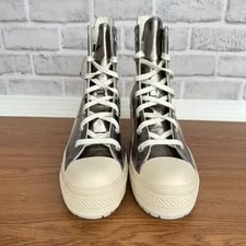 ⭐Converse Chuck 70 de Luxe Heel Sz 5 Shoes Metallic A09896C 4