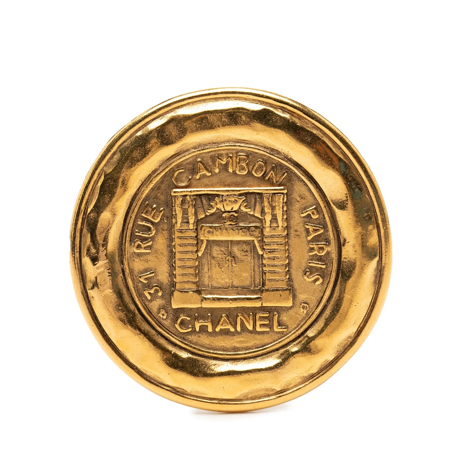 Chanel — 31 Rue Cambon Round Brooch — Jewelry — resale