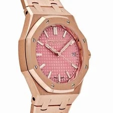 Audemars Piguet Royal Oak 77450OR.OO.1361OR.01 '' Rose Gold Pink Dial 4