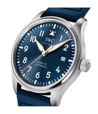 IWC Mark XX le Petit Prince Pilots Blue Dial Blue Rubber Strap IW328221 2