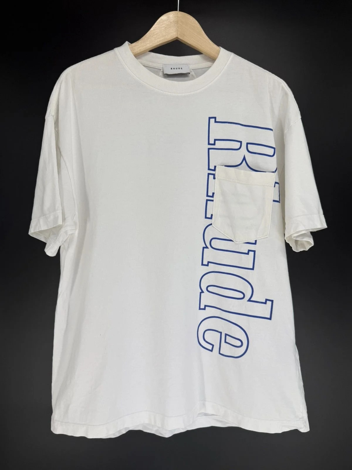 Rhude — Rhude Pocket Logo T-Shirt Graphic Tee — streetwear — resale