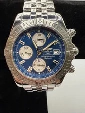 Breitling A13356 Chronomat Evolution Automatic 44mm, Blue Dial 3