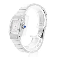 Cartier Santos Galbee W20044D6 2423 24mm Small Silver Dial Steel 4