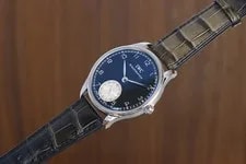 IWC Portuguese Hand Wound 44mm, Black Dial - Stainless Steel on Strap, IW545404 2