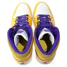 Nike Size 32.0Cm Air Jordan 1 Mid Lakers Us14 32Cm 554724 708 Kri88 4