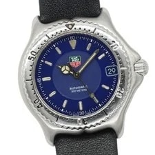[N MIN] TAG Heuer S/el WI2211 Navy Date 34mm Automatic Japan Z316 3