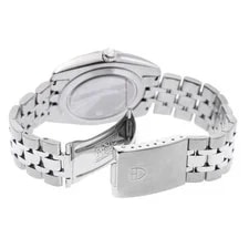 Tudor Heritage Date-day 23010 40mm SS Silver #C7272 3