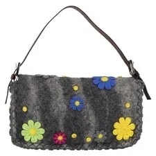 Fendi Mamma Baguette Cotton Auth 161060 2