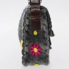 Fendi Mamma Baguette Cotton Auth 161060 4