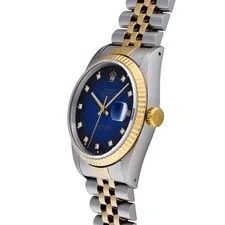 Rolex Datejust 16233G 36mm Stainless Steel / Yellow Gold Blue #WW1669 2
