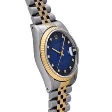Rolex Datejust 16233G 36mm Stainless Steel / Yellow Gold Blue #WW1669 3