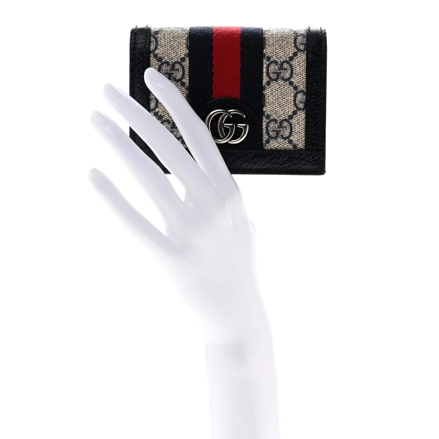Textured Dollar Web Ophidia Card Case 2