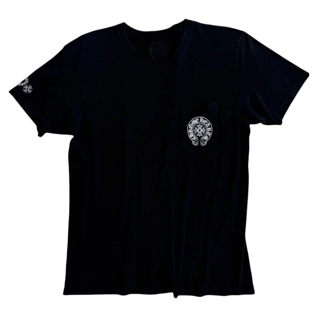Chrome Hearts — Hearts -Color Horseshoe Pocket T-Shirt L — streetwear — resale