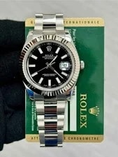 Rolex Datejust 116334 Oyster Bracelet Fluted Bezel - Full Set - Box and Card 4