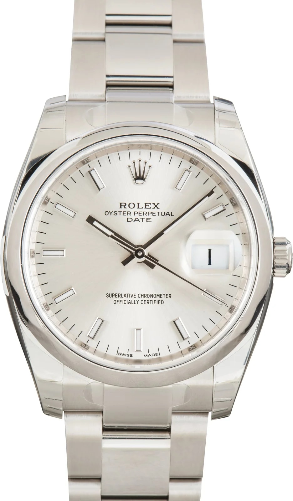 Rolex — Rolex Date Ref 115200 Stainless Steel — Watch — resale