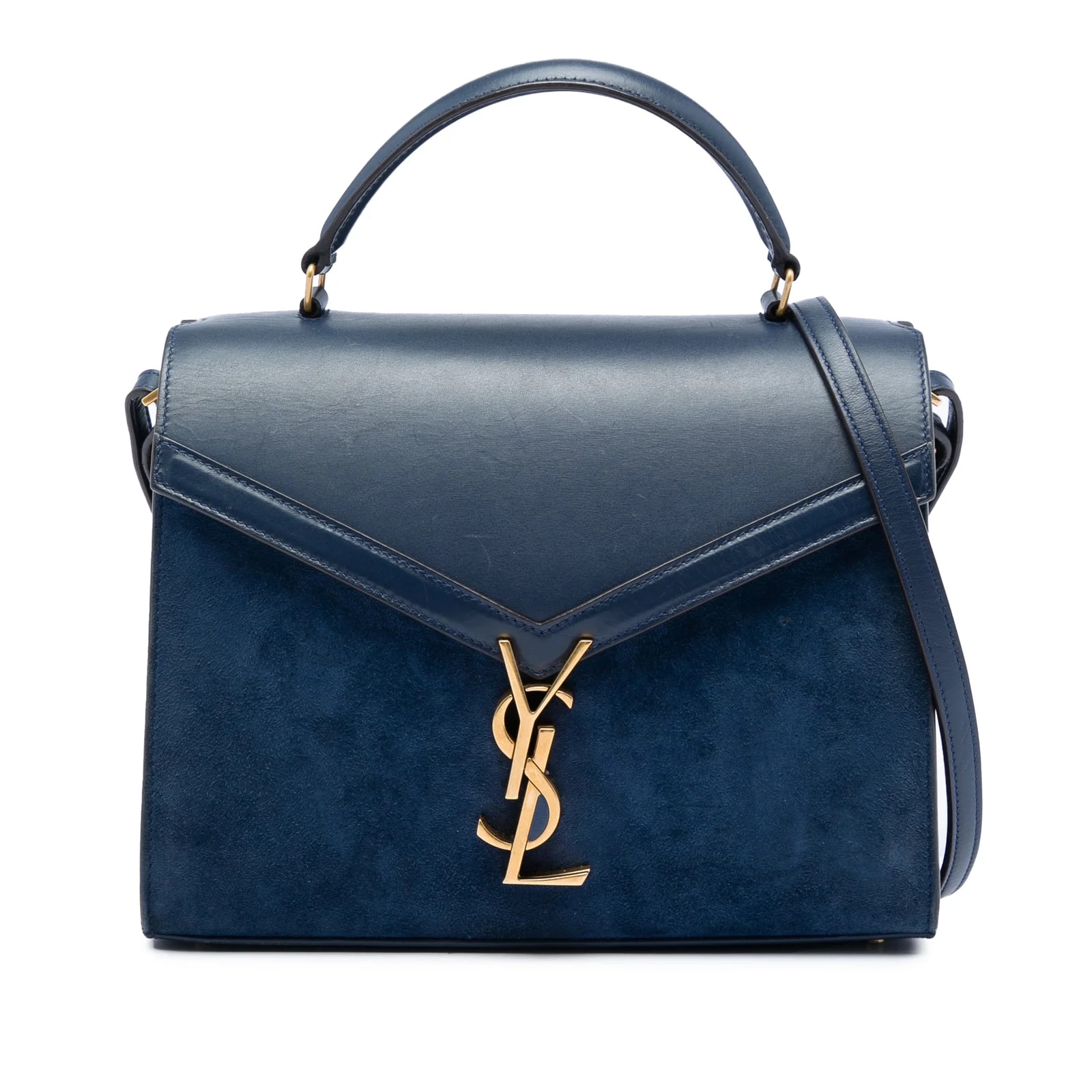 Saint Laurent — Medium and Classic Cassandra Top Handle — Handbag — resale