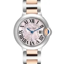 Cartier — Cartier Ballon Bleu 33 Steel Rose Gold Diamond Dial WE902053 — Watch — resale