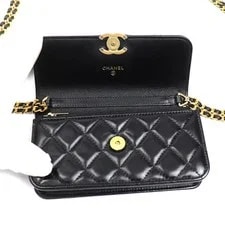 Chanel Matelassé Flap Phone Holder AP3106 #007 4