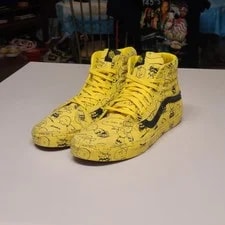Size 13 - Peanuts X Vans Sk8- High Charlie Maize 2