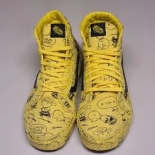 Size 13 - Peanuts X Vans Sk8- High Charlie Maize 4