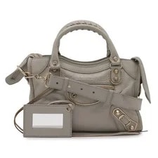Balenciaga — Balenciaga Classic Mini City Mini 2WAY Light Gr — Handbag — resale