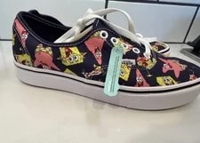 Vans SpongeBob SquarePants X Comfycush Authentic AlohaBob 7 ’S 9 New! 2