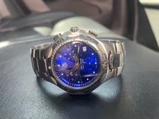 TAG Heuer Kirium Chronograph CL1114 Blue Dial 40mm Quartz . Clean! 3