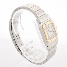 Cartier Santos Galve SM W20017D6 Watches / White Quartz 3