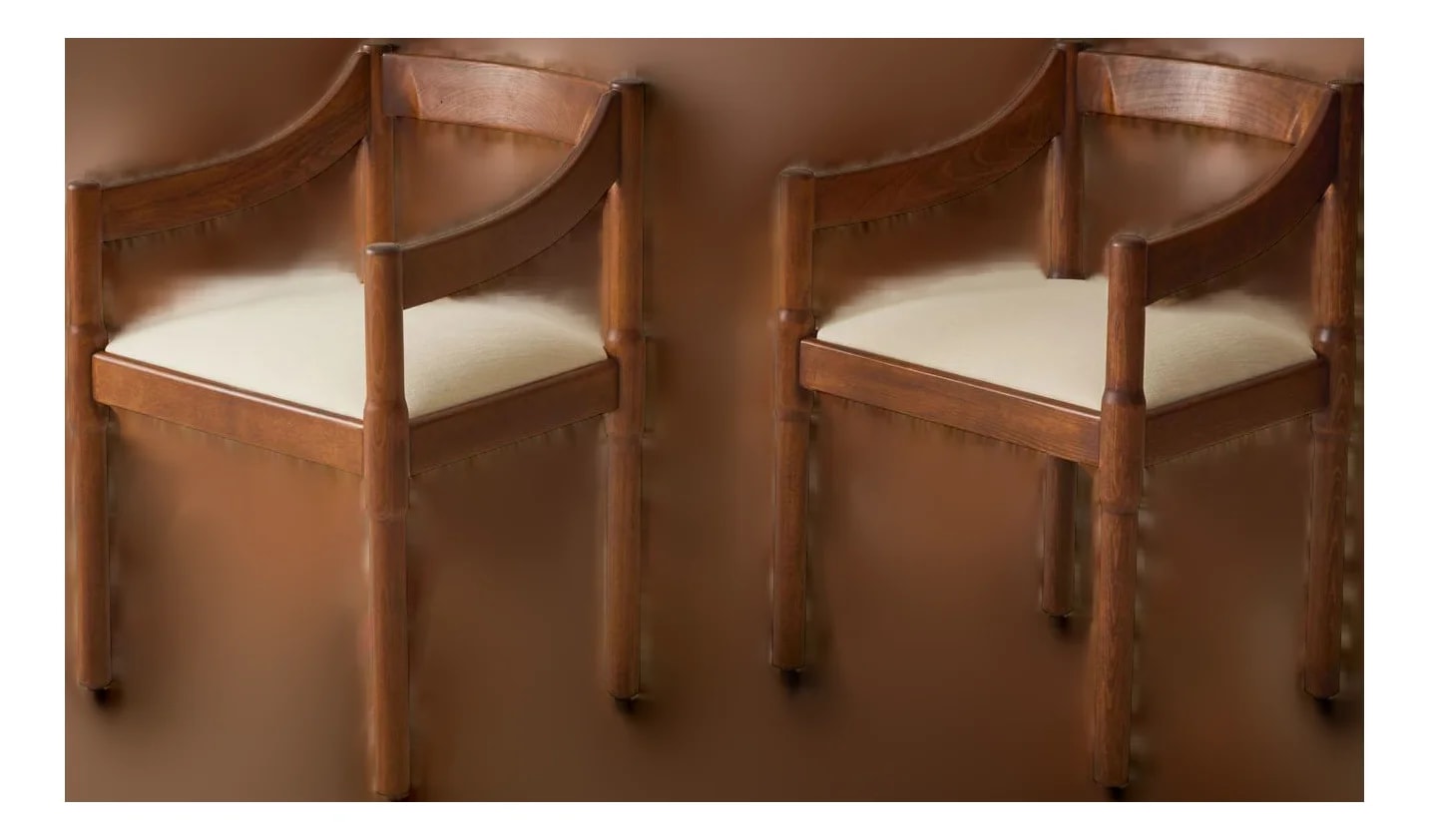 Vico Magistretti — Vico Magistretti "Carimate" , 1960s, A Pair — Furniture — resale