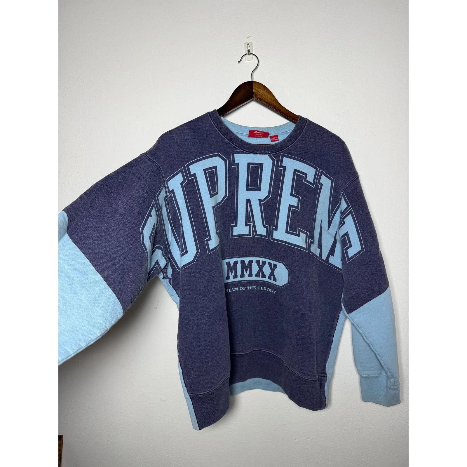 Supreme — Supreme Overprint Crewneck — streetwear — resale