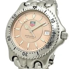 Tag Heuer — TAG Heuer Professional WG111D Stainless Steel Pink Dial Silver Bezel — Watch — resale