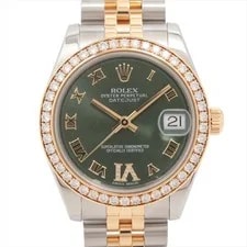 Rolex — Rolex Datejust 178383 Ss×yg AT Olive Green Dial — Watch — resale