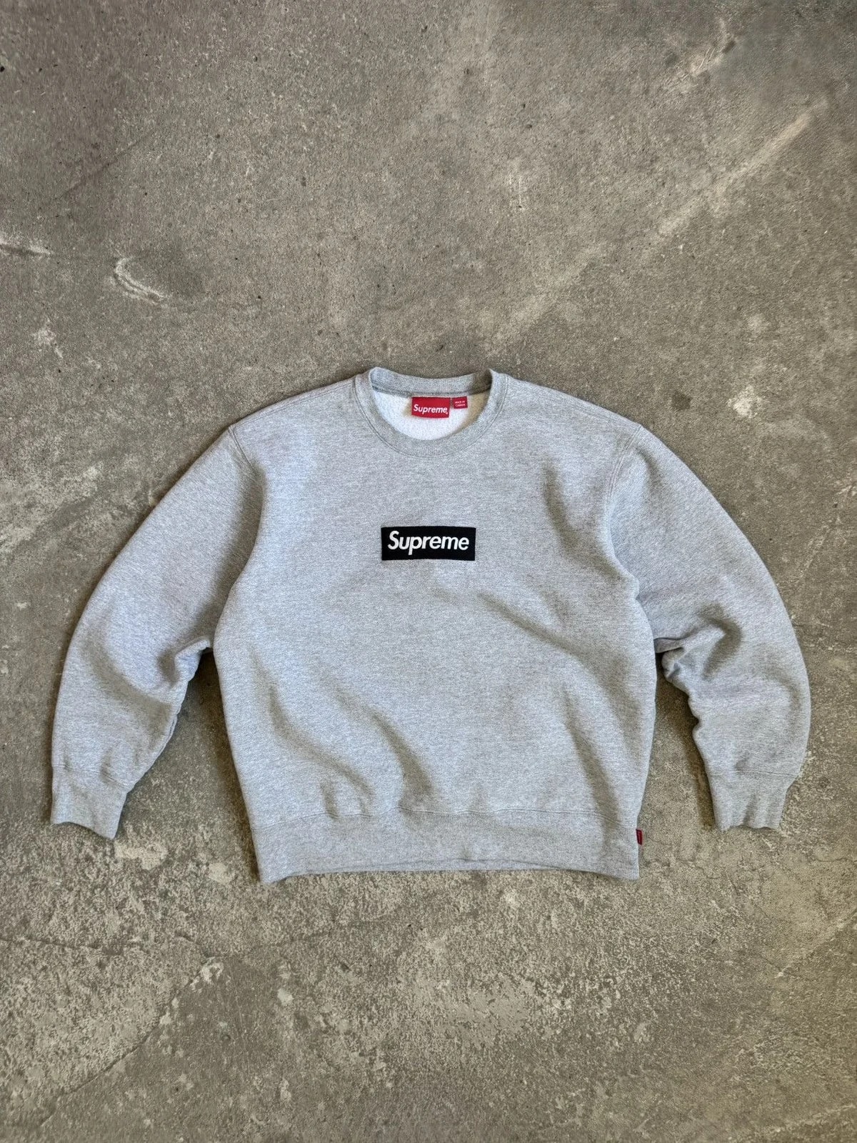 Supreme — Supreme Box Logo Crewneck () Heather — streetwear — resale