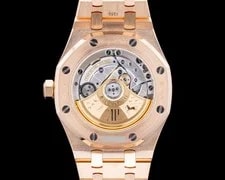 Audemars Piguet 15454OR.GG.1259OR.03 Royal Oak 18K Frosted Rose Gold Pink Dial 4